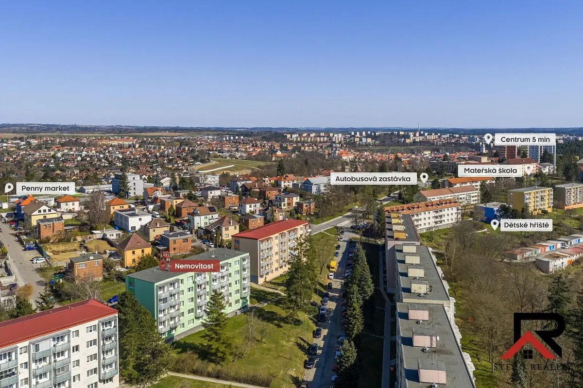 Prodej bytu 2+1 52 m², Revoluční · Třebíč