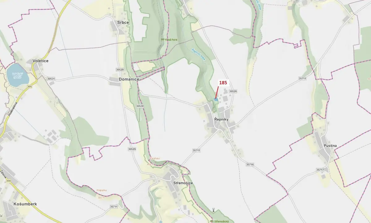 Prodej pozemku 2374 m², Řepníky