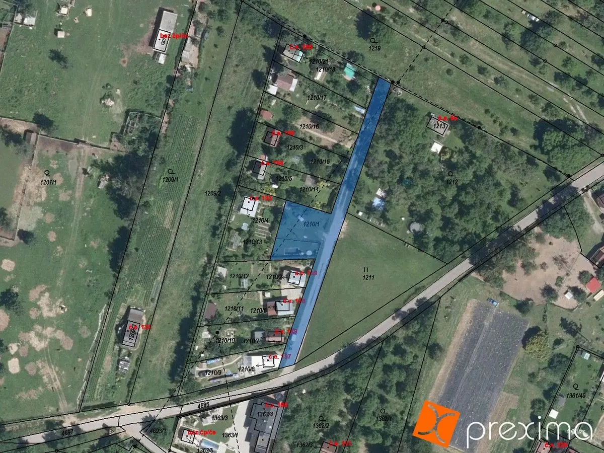 Prodej pozemku 61 m², Jemnice