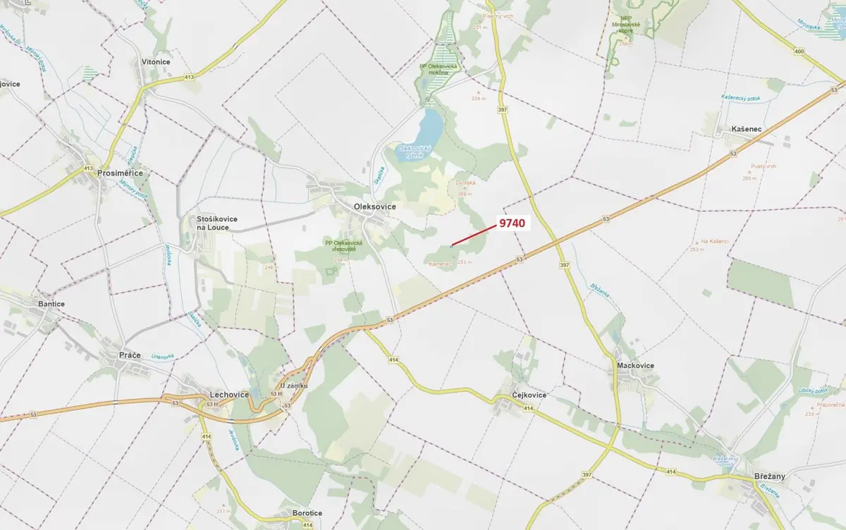 Prodej pozemku 1377 m², Oleksovice