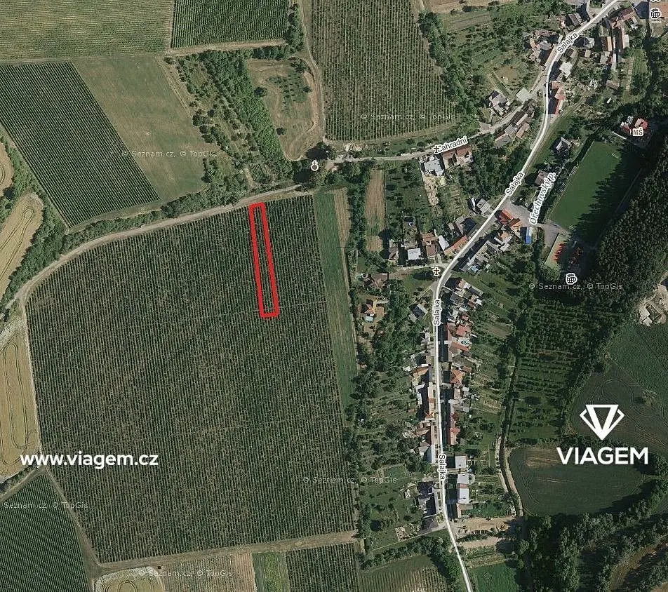 Prodej pozemku 595 m², Ořechov u Uherského Hradiště · Ořechov