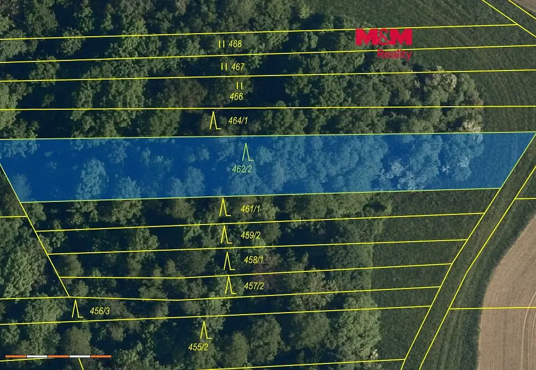 Prodej pozemku 1682 m², Hostišová