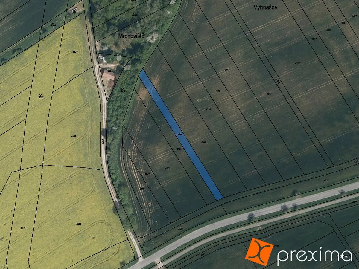 Prodej pozemku 324 m², Tupesy na Moravě · Tupesy