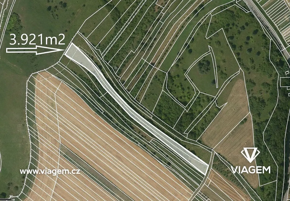 Prodej pozemku 3921 m², Nenkovice