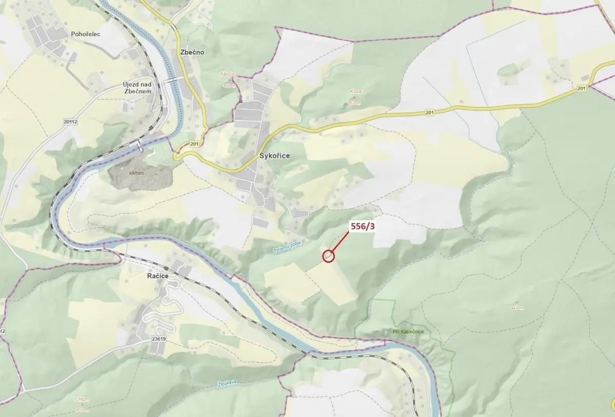 Prodej pozemku 326 m², Sýkořice