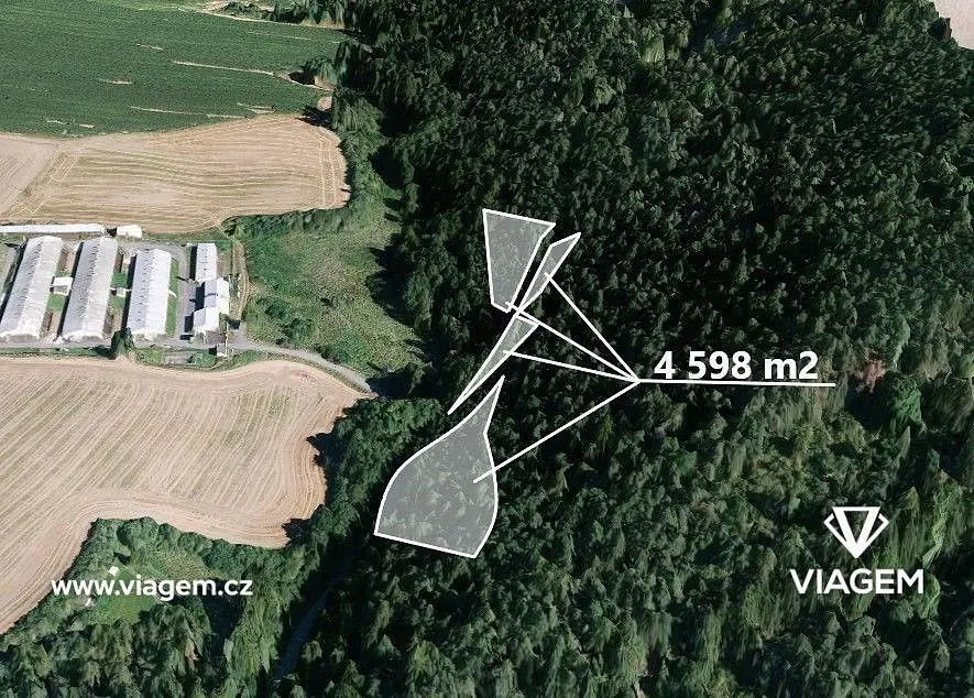 Prodej pozemku 2299 m², Brdo u Manětína · Manětín