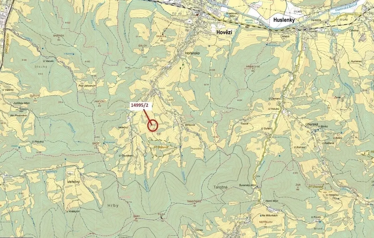 Prodej pozemku 330 m², Hovězí