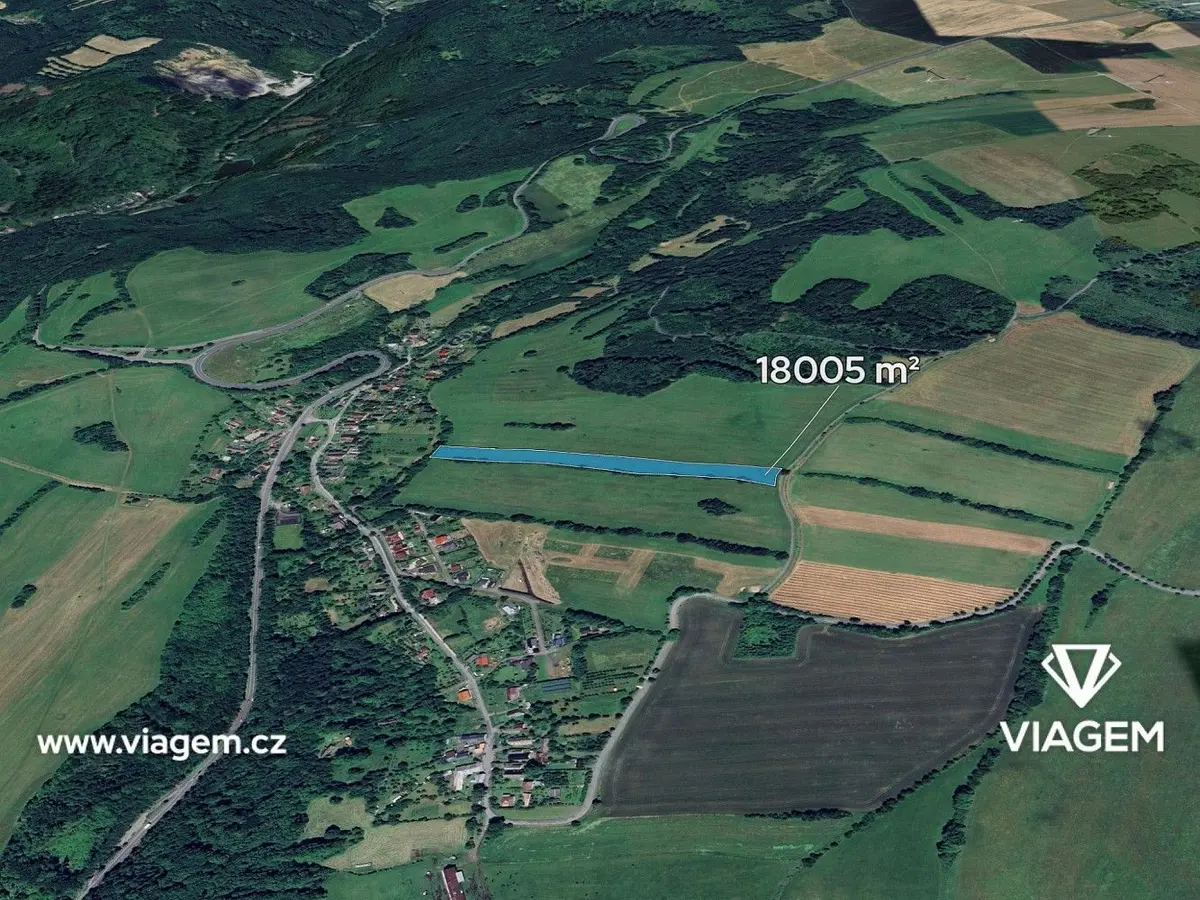 Prodej pozemku 12003 m², Lipina u Šternberka · Lipina