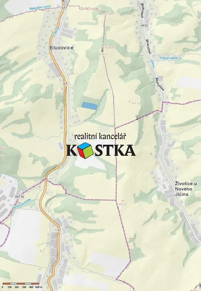 Prodej pozemku 15225 m², Bludovice u Nového Jičína · Nový Jičín