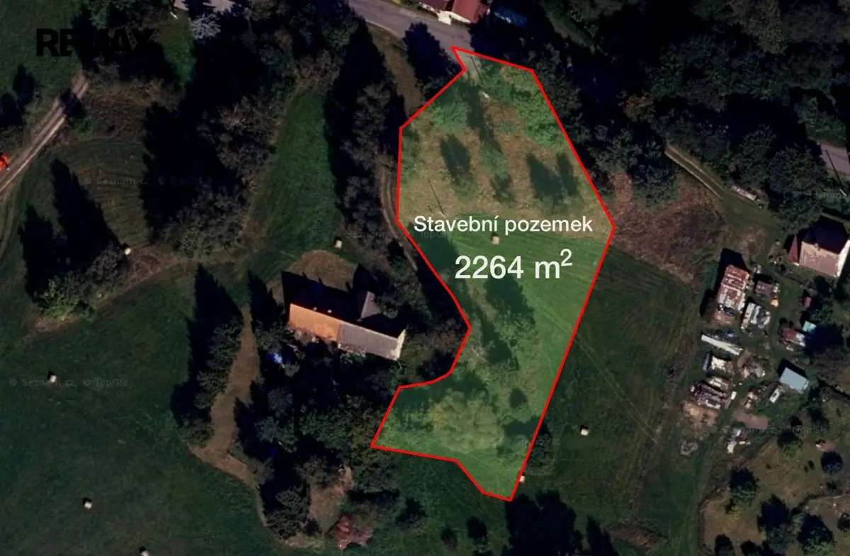 Prodej pozemku 2264 m², Horní Brusnice · okres Trutnov
