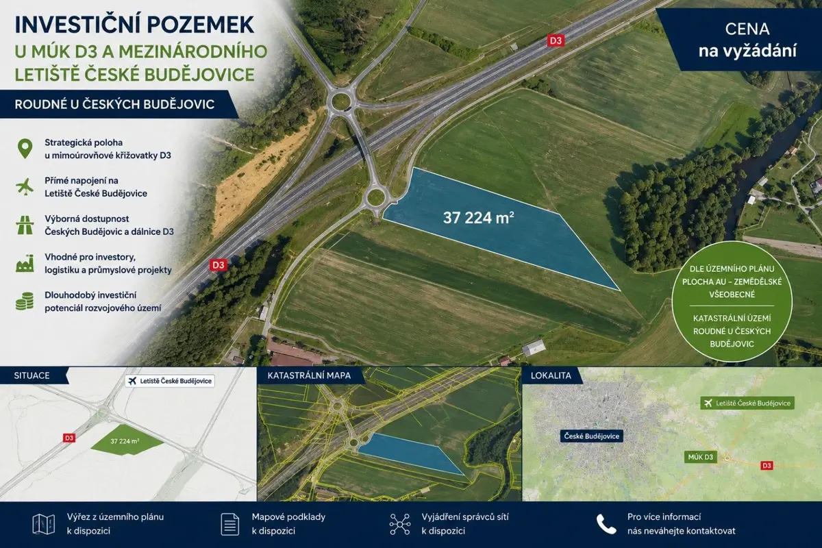 Prodej pozemku 37 m², Roudné