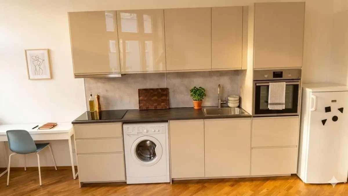 Pronájem bytu 1+kk 26 m², Drahobejlova · Libeň