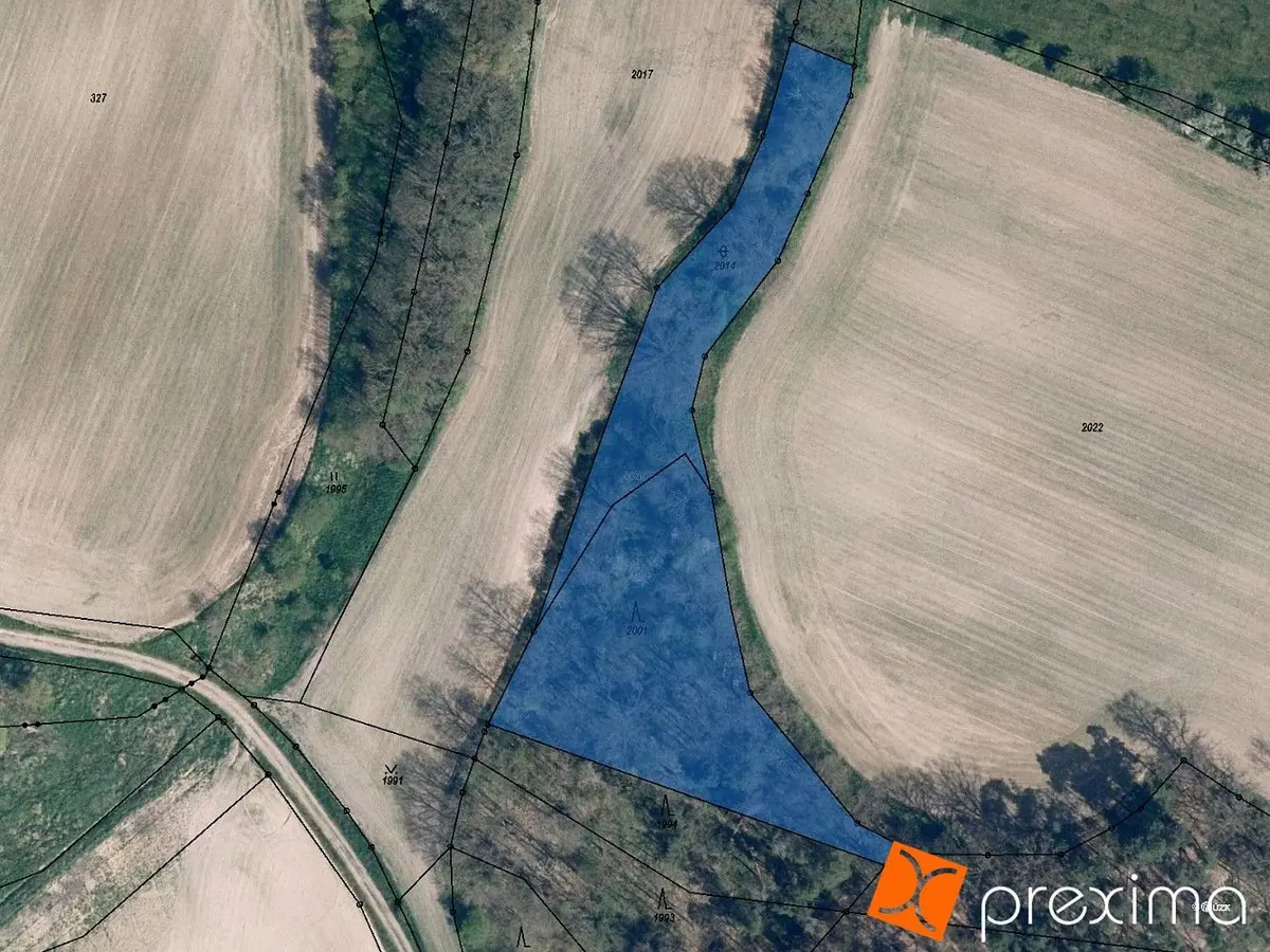 Prodej pozemku 434 m², náměstí · Kravaře v Čechách · Kravaře