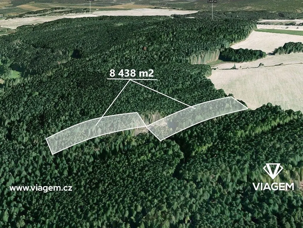 Prodej pozemku 4219 m², Brdo u Manětína · Manětín