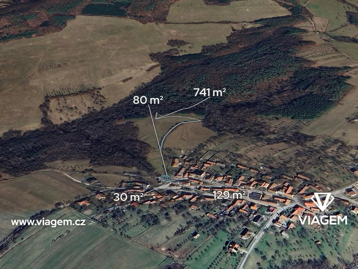 Prodej pozemku 735 m², Řetechov · Luhačovice