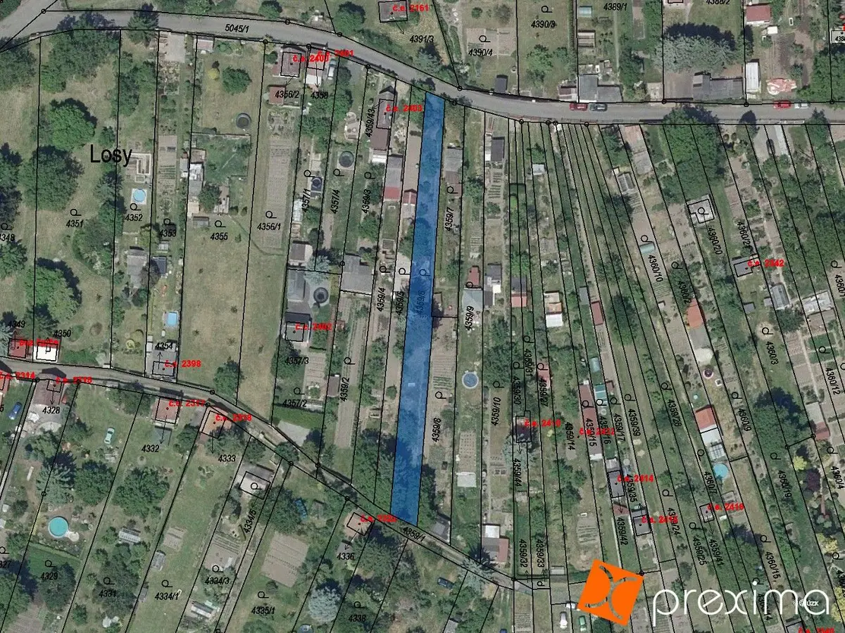 Prodej pozemku 103 m², Louny