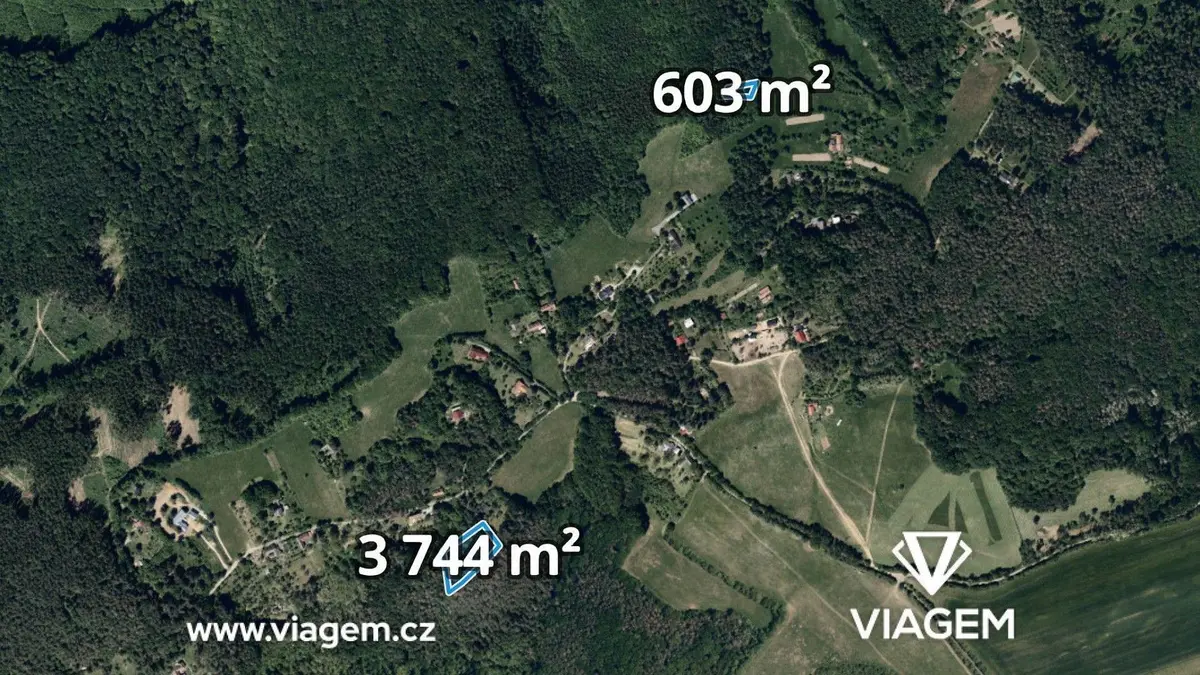 Prodej pozemku 4347 m², Stříbrnice u Uherského Hradiště · Stříbrnice