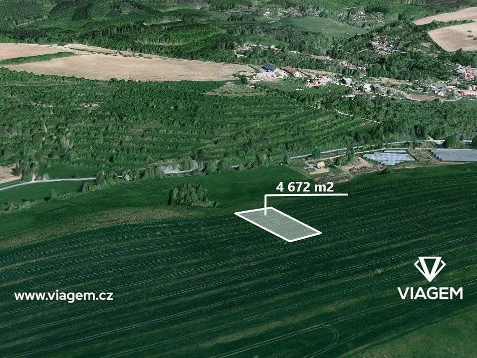 Prodej pozemku 1557 m², Osvětimany