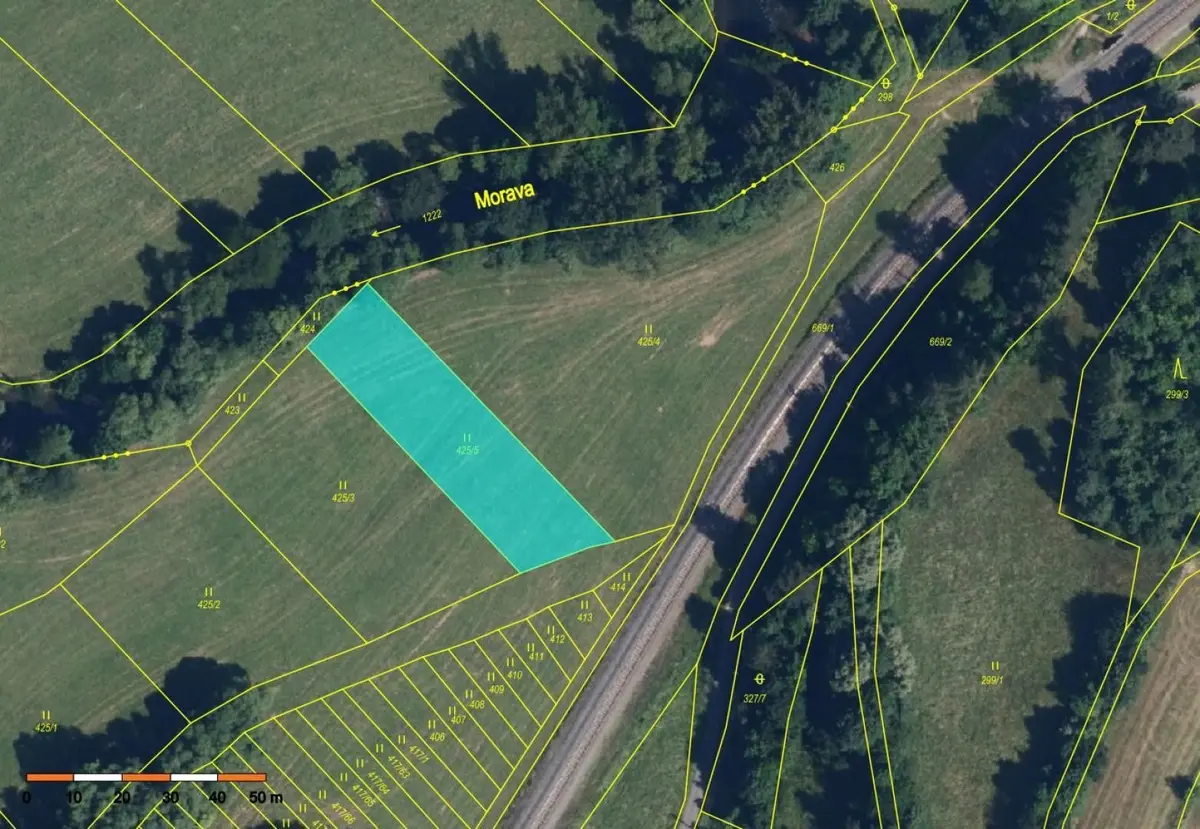 Prodej pozemku 2183 m², Vikýřovice
