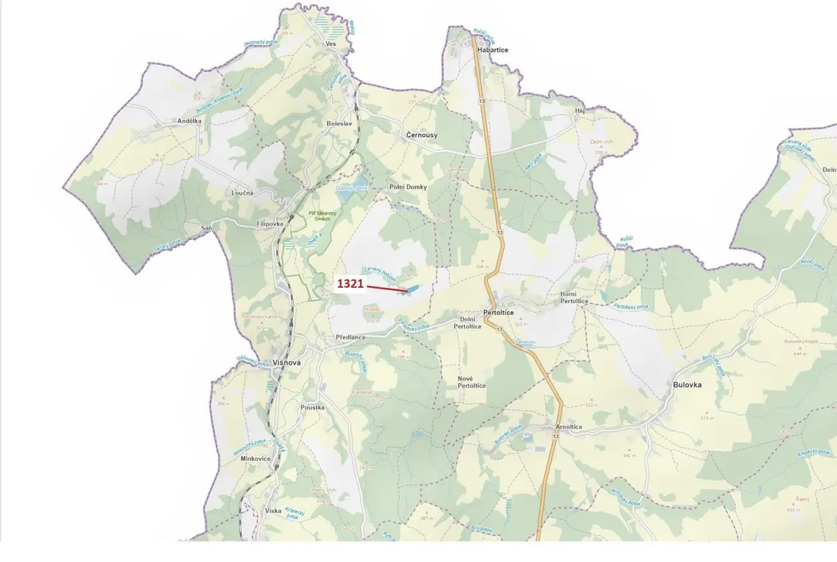 Prodej pozemku 21506 m², Předlánce · Višňová