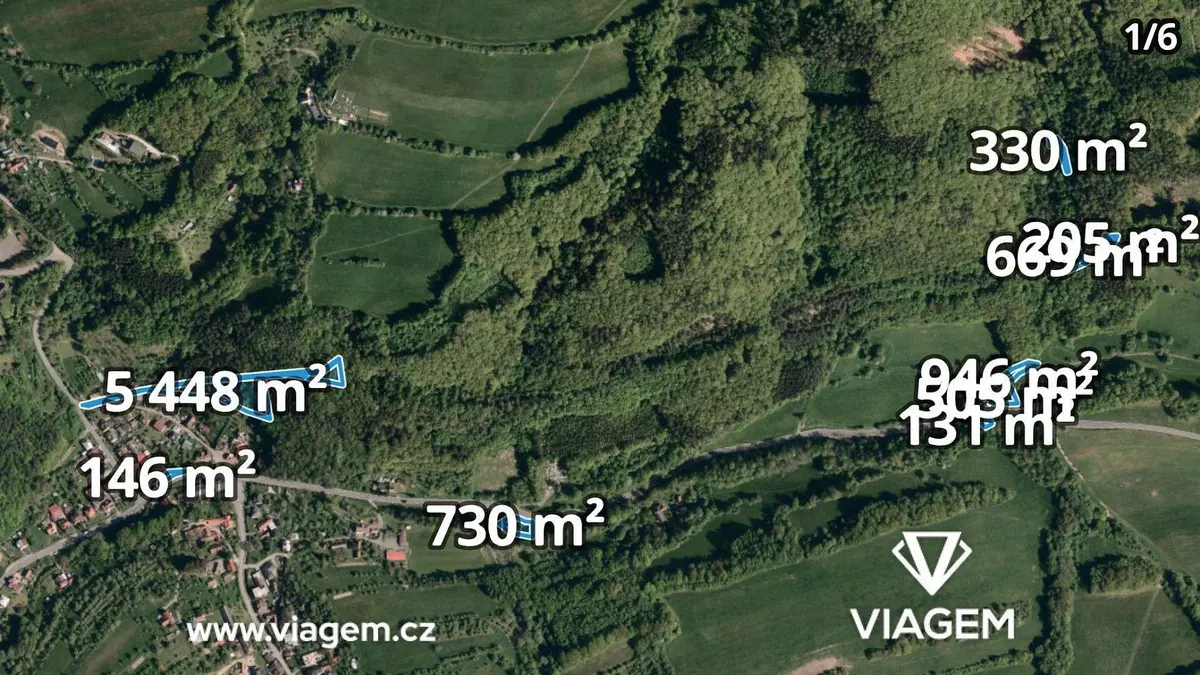 Prodej pozemku 1077 m², Bratřejov u Vizovic · Bratřejov