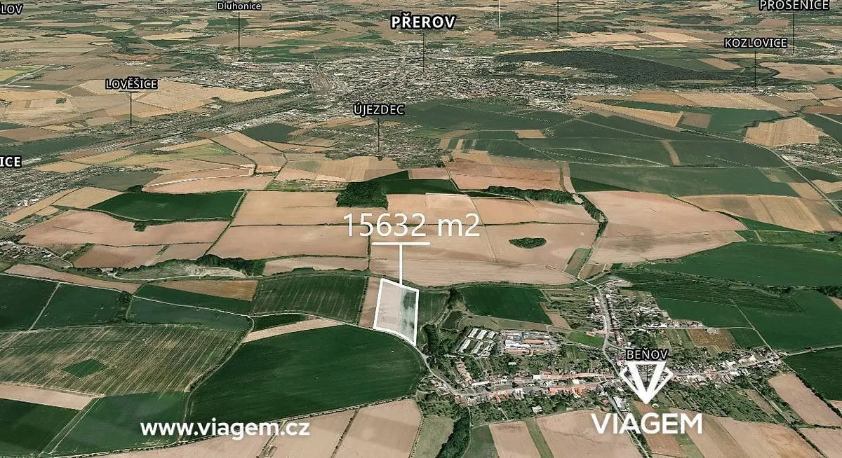 Prodej pozemku 1954 m², Beňov