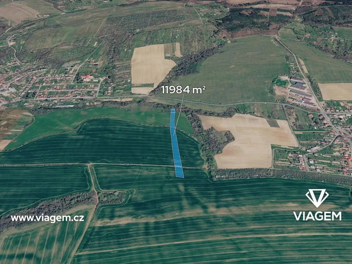 Prodej pozemku 5992 m², Osvětimany