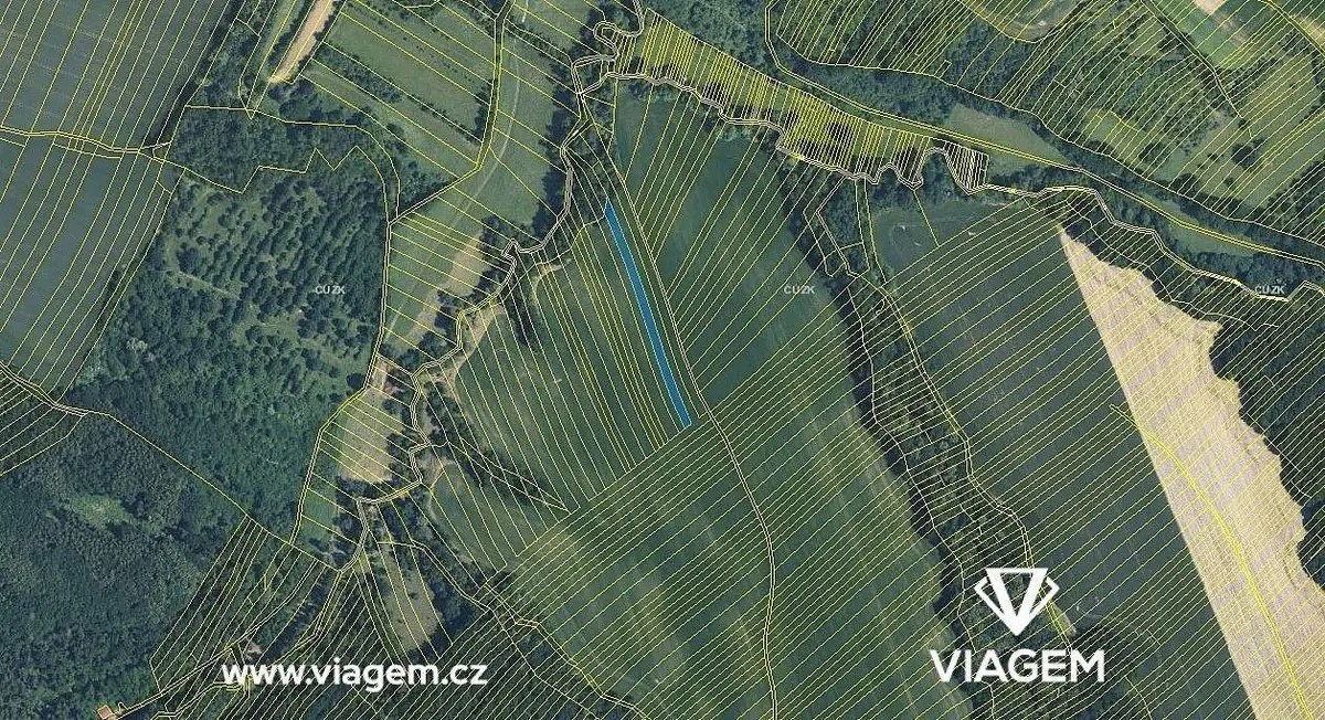 Prodej pozemku 594 m², Popovice u Uherského Hradiště · Popovice