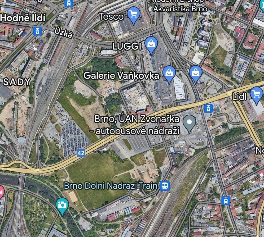 Pronájem pozemku 9000 m², Trnitá · Brno