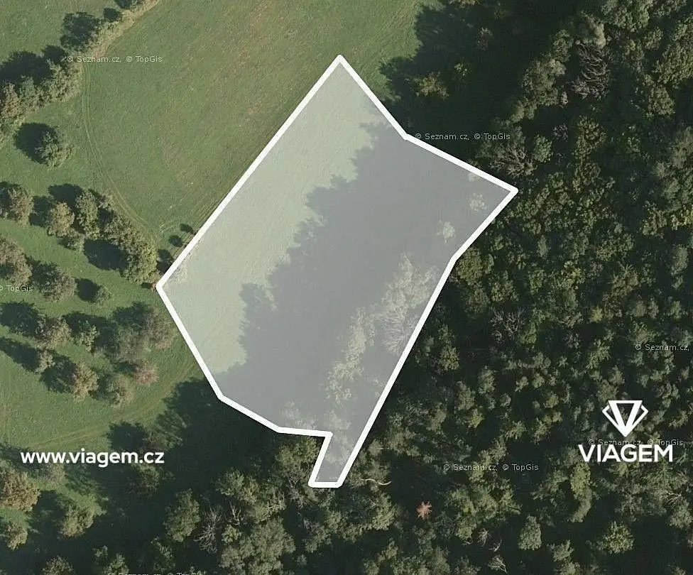 Prodej pozemku 3603 m², Řetechov · Luhačovice