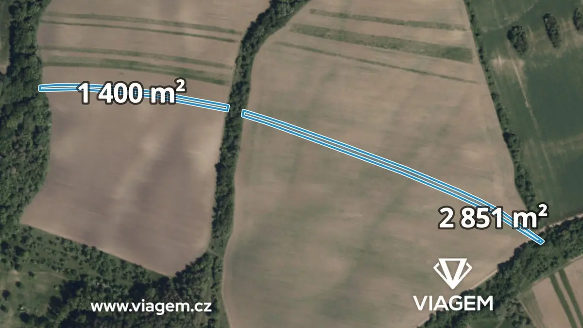 Prodej pozemku 2125 m², Hrubá Vrbka