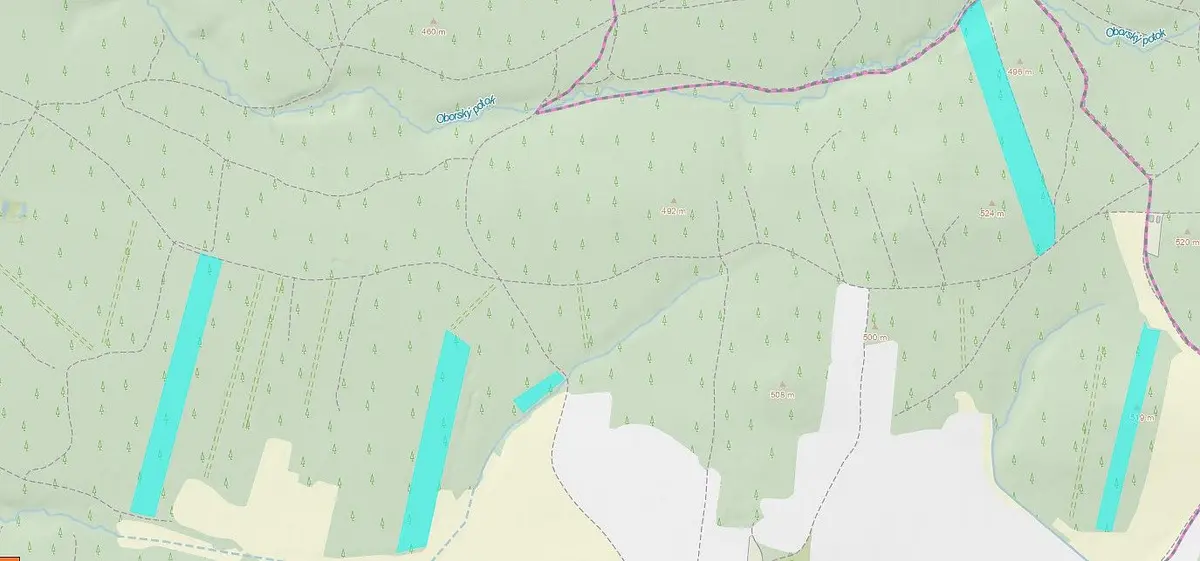 Prodej pozemku 309882 m², Jetětice