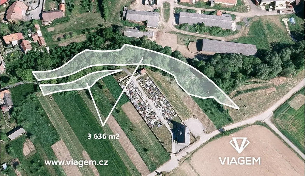Prodej pozemku 836 m², Pašovice na Moravě · Pašovice