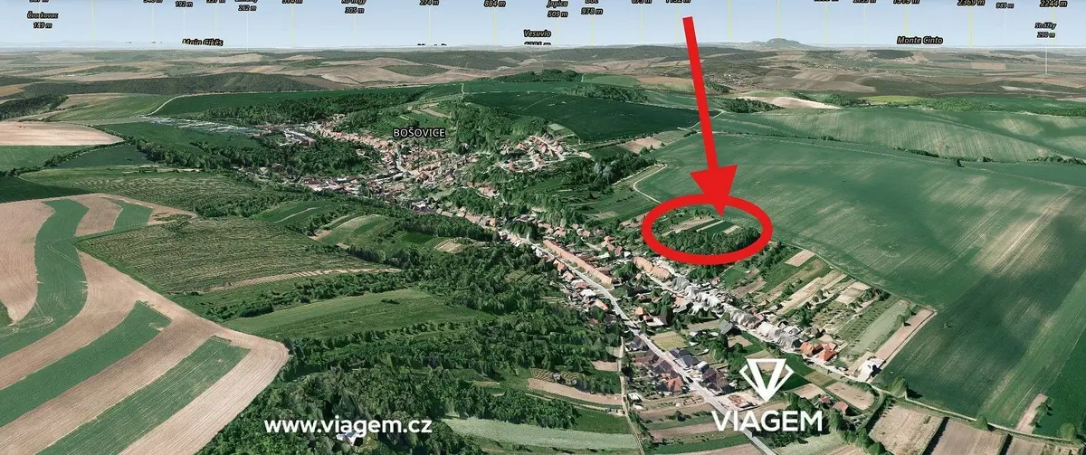 Prodej pozemku 856 m², Bošovice