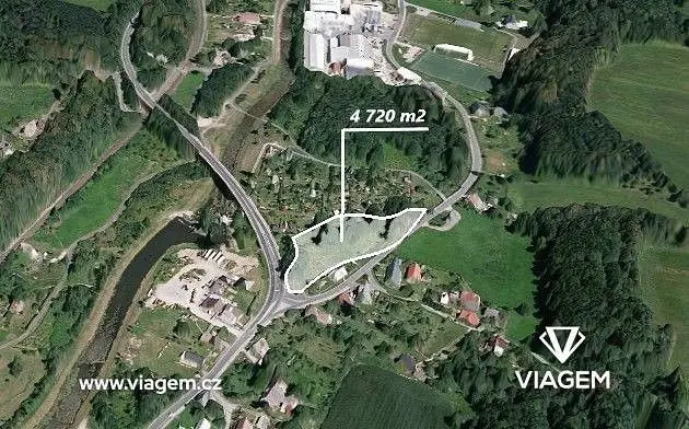 Prodej pozemku 4720 m², Mikulovice u Jeseníka · Mikulovice