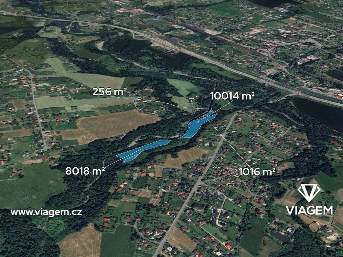 Prodej pozemku 6434 m², Bystřice nad Olší · Bystřice