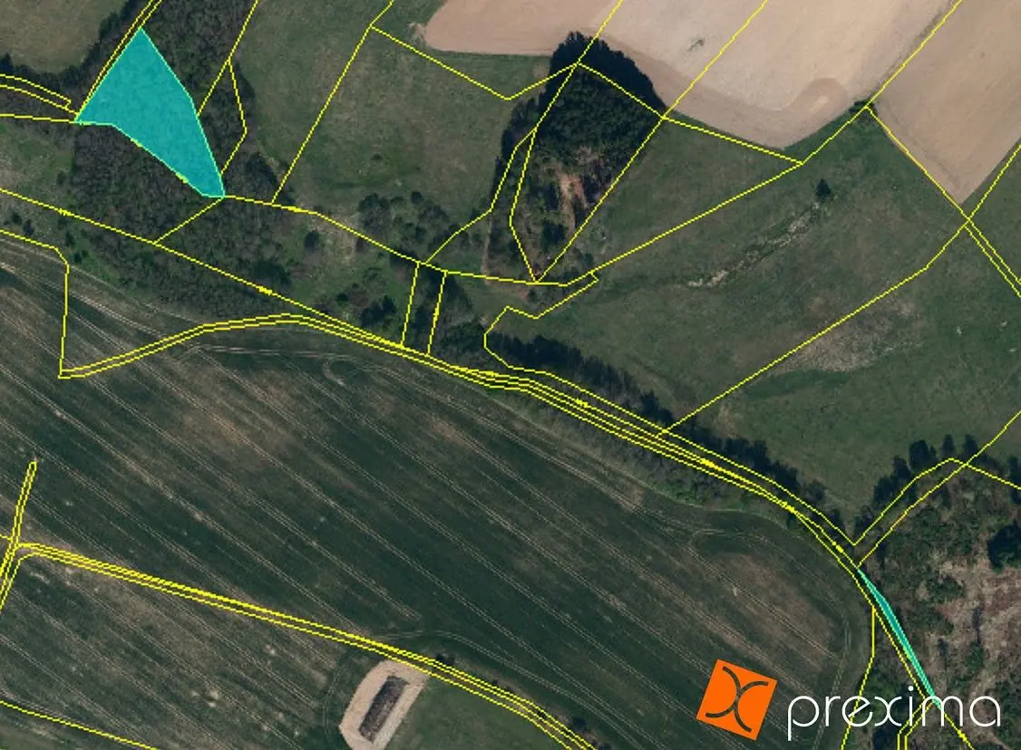 Prodej pozemku 836 m², Polesí u Počátek · Polesí
