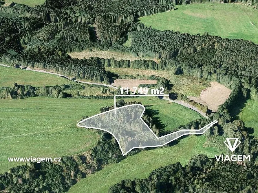 Prodej pozemku 11749 m², Řebří · Svojšín