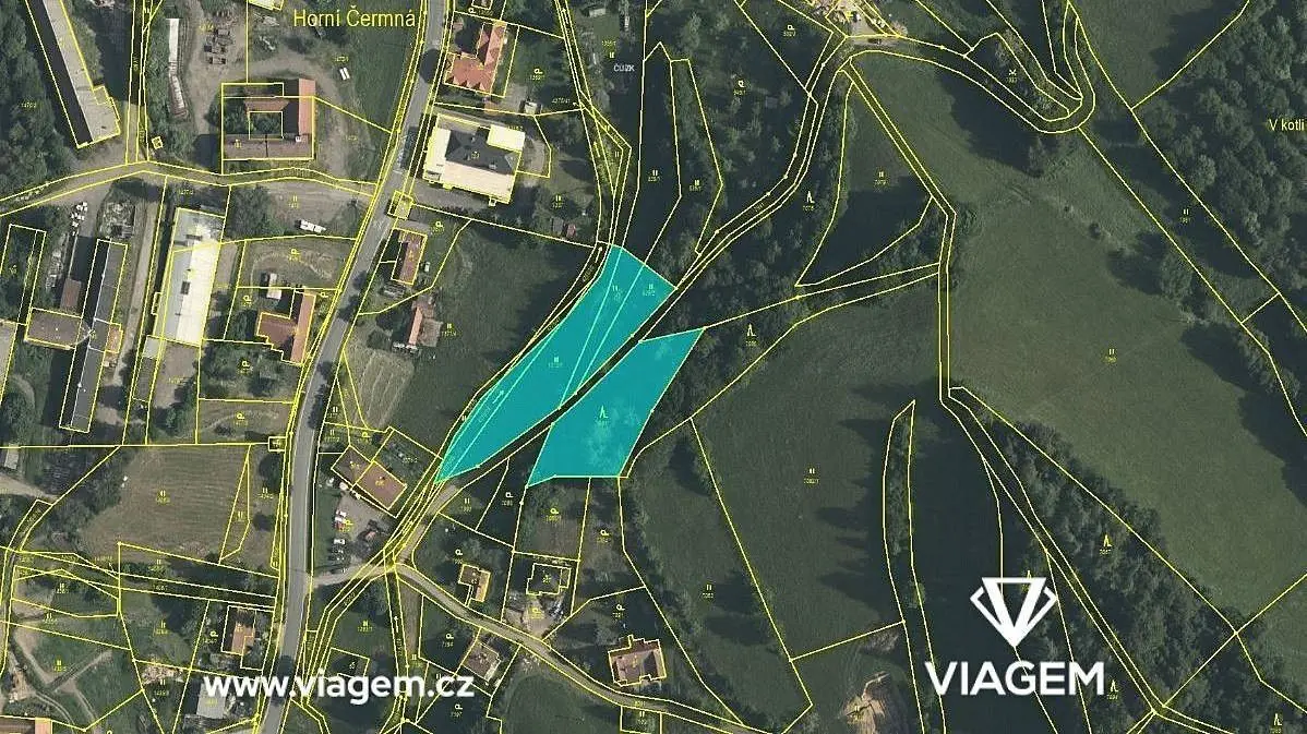 Prodej pozemku 3980 m², Horní Čermná