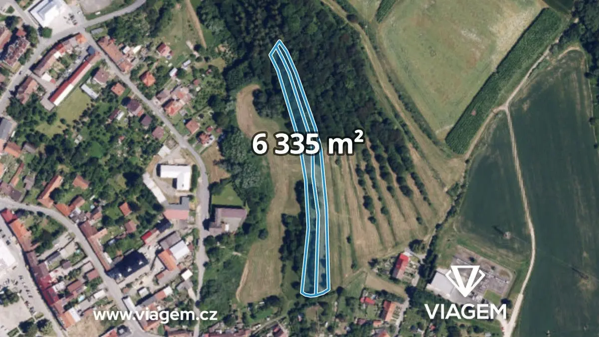 Prodej pozemku 2447 m², Konice