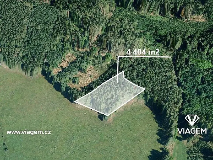 Prodej pozemku 978 m², Počátky u Volyně · Čestice