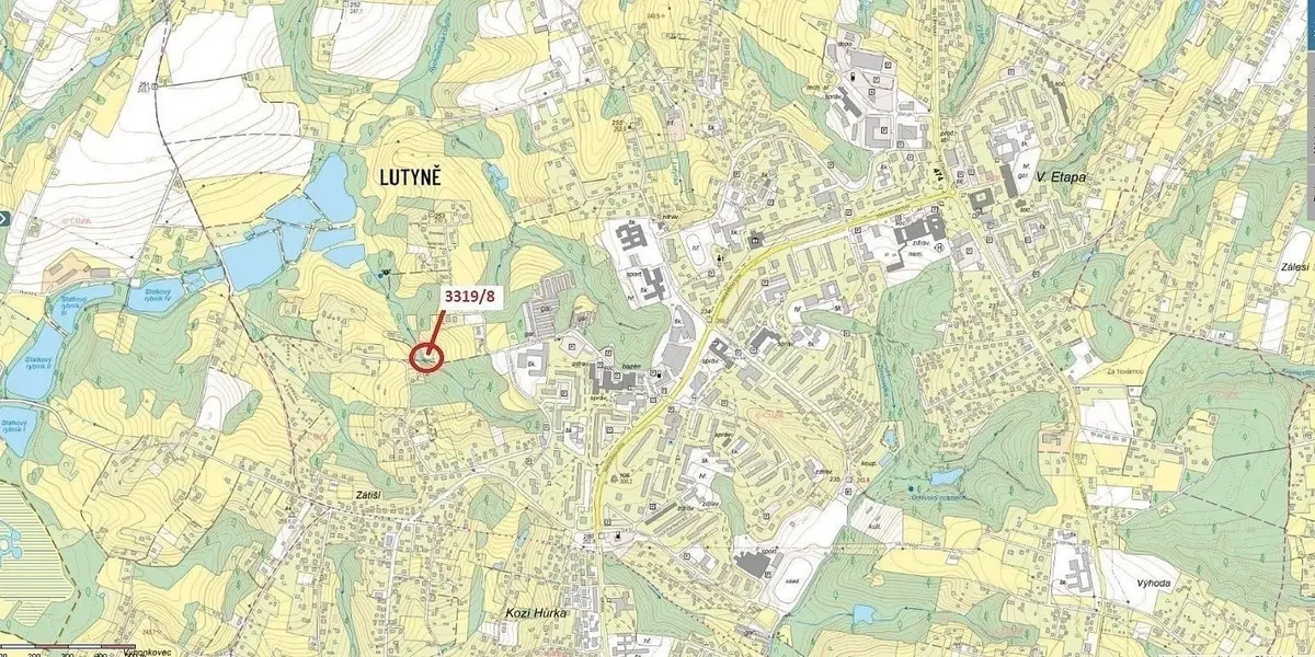 Prodej pozemku 152 m², Horní Lutyně · Orlová