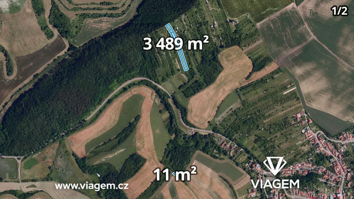 Prodej pozemku 877 m², Kobeřice u Brna
