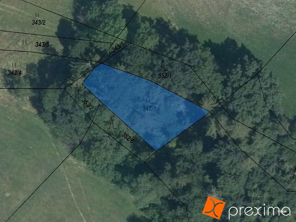 Prodej pozemku 637 m², Obědné · Libina