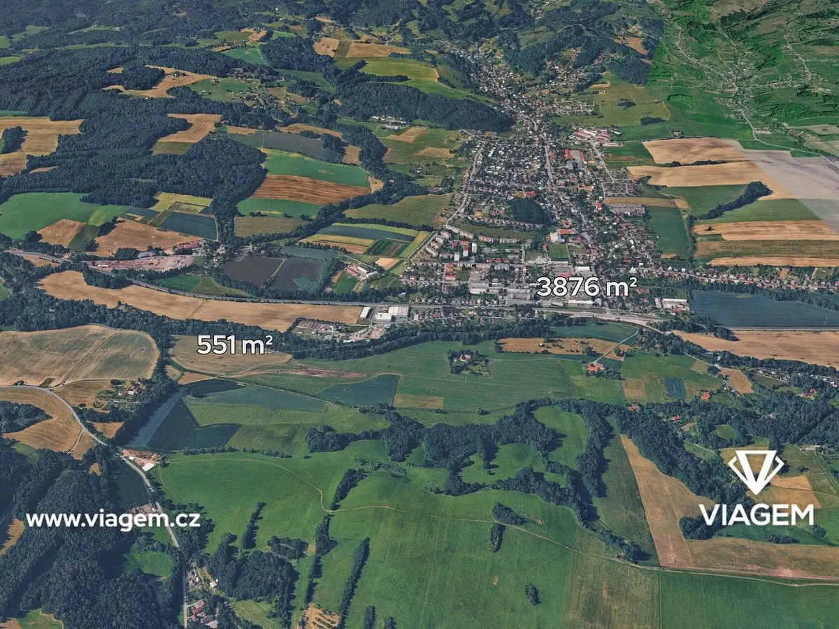 Prodej pozemku 162 m², U Bečvy · Zubří