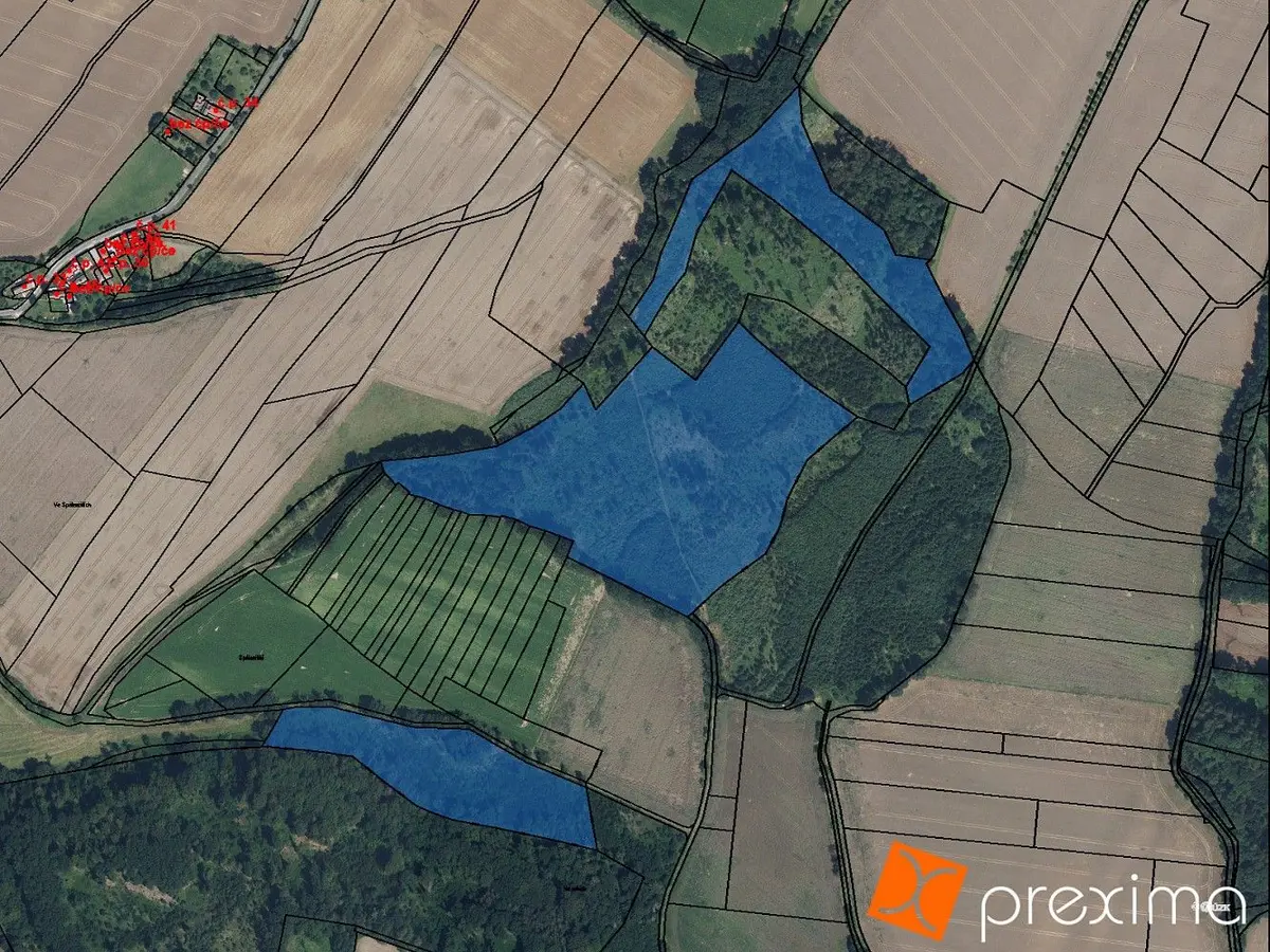 Prodej pozemku 7177 m², Březovice · Hořice