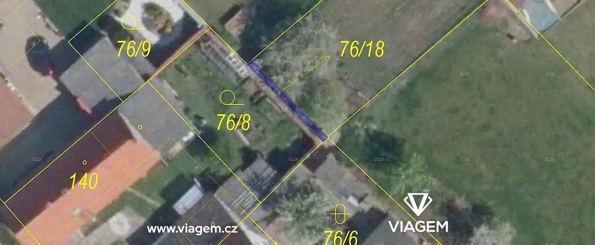 Prodej pozemku 12 m², Krabčice u Roudnice nad Labem · Krabčice