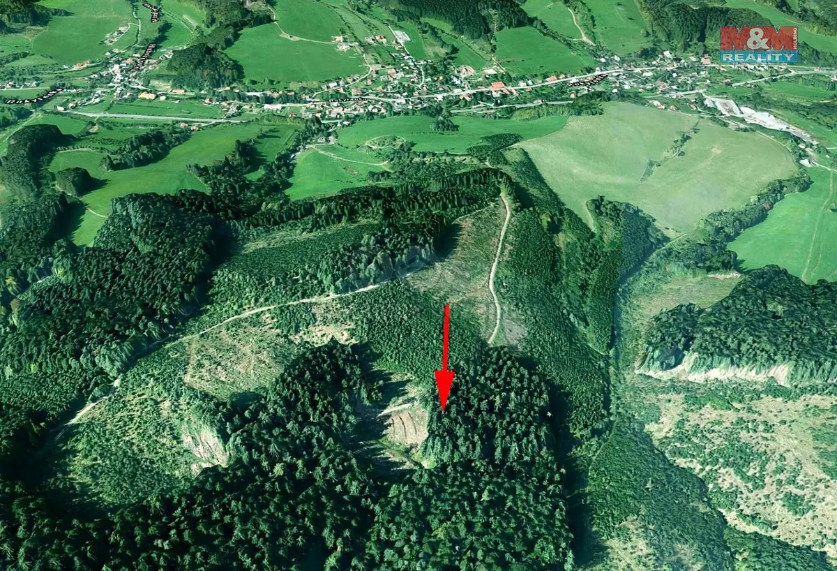 Prodej pozemku 7226 m², Lhota u Vsetína