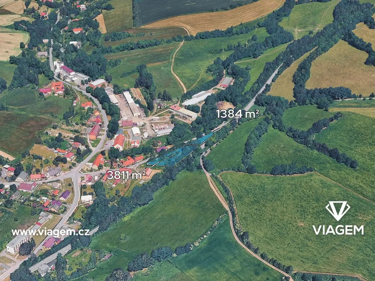 Prodej pozemku 3811 m², Potštát
