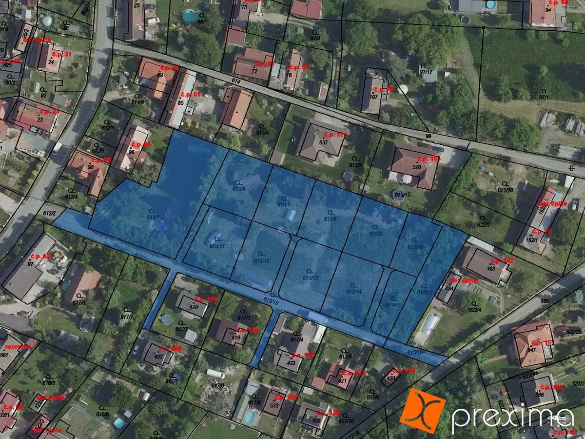 Prodej pozemku 123 m², Okrouhlo
